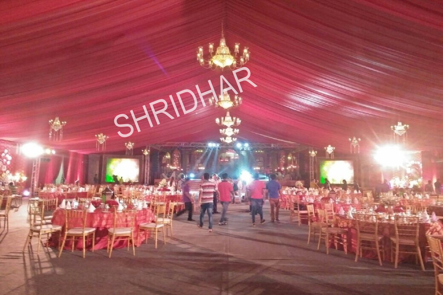 tables chairs tents canopies shamianas lights lighting for rent for weddings in bangalore shridhar tent house